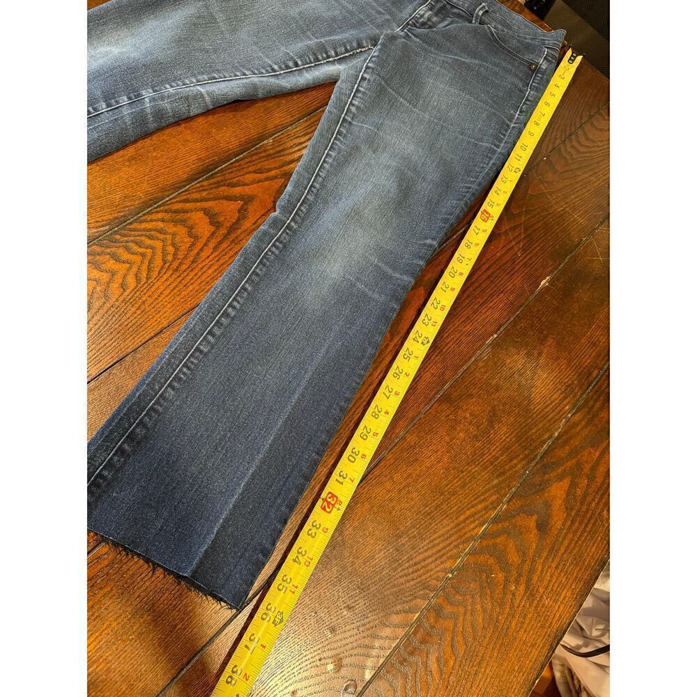 Ann Taylor LOFT  modern sexy western coastal, cowgirl bootcut jeans size 28 - Picture 3 of 9